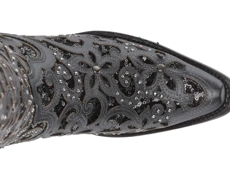 a_1-5.webp Corral Boots Cowboy Boots<A3589 Black