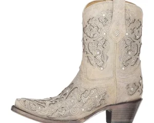 Corral Boots Cowboy Boots<A3550 White Glitter
