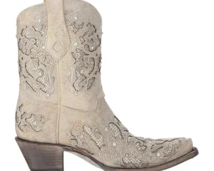 Corral Boots Cowboy Boots<A3550 White Glitter