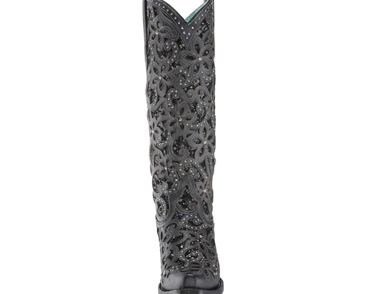 a_6.webp Corral Boots Cowboy Boots<A3589 Black