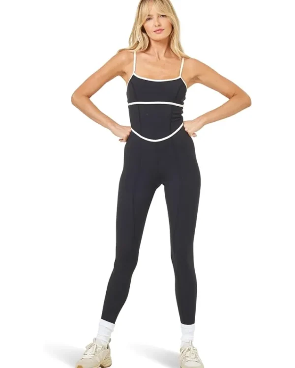 L*Space Jumpsuits & Rompers<Ace Jumpsuit Black/Cream