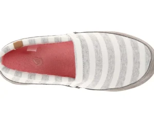 Acorn Slippers<Moc Summerweight White Stripe
