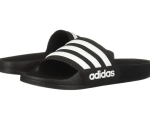 adidas Kids Adaptive | Sandals<Adilette Shower Slide (Toddler/Little Kid/Big Kid) Black/White/Black