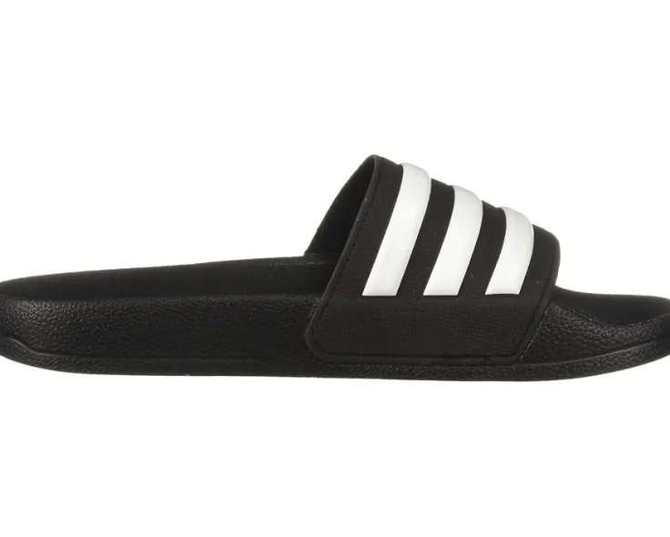 adilette_shower_slide_tod_5.webp adidas Kids Adaptive | Sandals<Adilette Shower Slide (Toddler/Little Kid/Big Kid) Black/White/Black