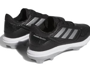 adidas Sneakers & Athletic<Adizero Purehustle 3 Softball Cleats Core Black/Silver Metallic/Silver Metallic