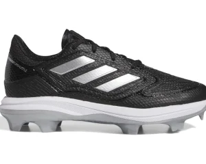 adidas Sneakers & Athletic<Adizero Purehustle 3 Softball Cleats Core Black/Silver Metallic/Silver Metallic
