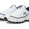 SKECHERS Adaptive<Afterburn M. Fit Grill Captain Hands Free Slip-Ins White/Navy