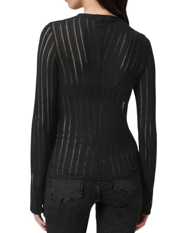 AllSaints Shirts & Tops<Aki Long Sleeve Tee Black