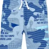 Nike 3BRAND Kids Shorts<All Seasons All Over Print Shorts (Toddler/Little Kids) University Blue Heather