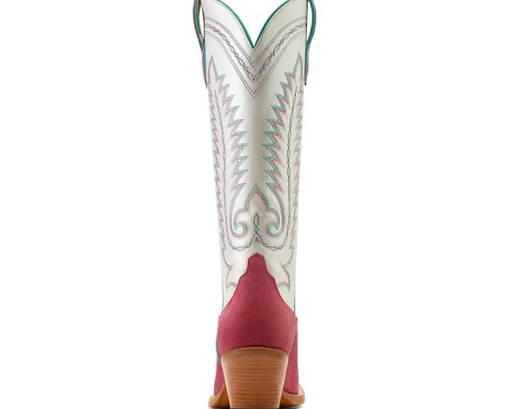 ambrose_western_boots_4.webp Ariat Cowboy Boots<Ambrose Western Boots Raspberry Suede