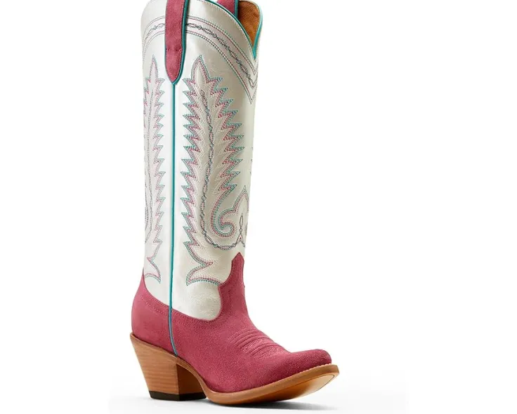 ambrose_western_boots_5.webp Ariat Cowboy Boots<Ambrose Western Boots Raspberry Suede