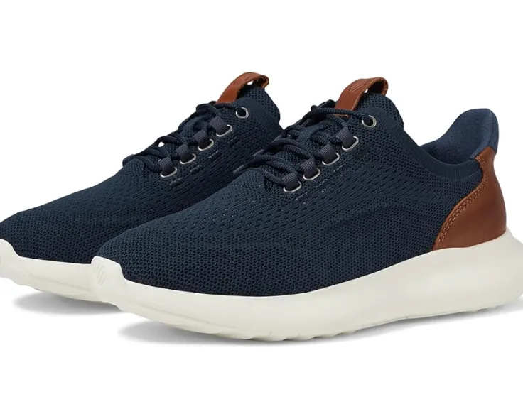 amherst__knit_plain_toe_0.webp Johnston & Murphy Adaptive<Amherst 2.0 Knit Plain Toe Navy Knit