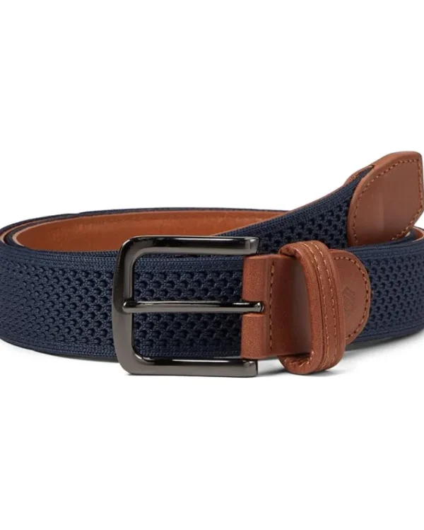Johnston & Murphy Belts<Amherst Knit Belt Grey