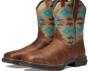 Ariat Cowboy Boots<Anthem Shortie Savanna Western Boot Dry Taupe/Turquoise Aztec