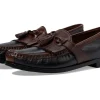 Johnston & Murphy Adaptive<Aragon Kiltie Tassel Loafer Black Deer w/Antique Chestnut Waxhide Trim