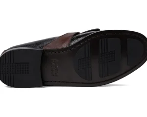 Johnston & Murphy Adaptive<Aragon Kiltie Tassel Loafer Black Deer w/Antique Chestnut Waxhide Trim
