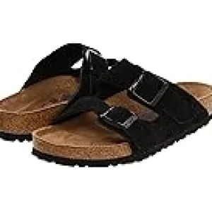 Birkenstock Adaptive | Sandals<Arizona Soft Footbed - Suede (Unisex) Black Suede