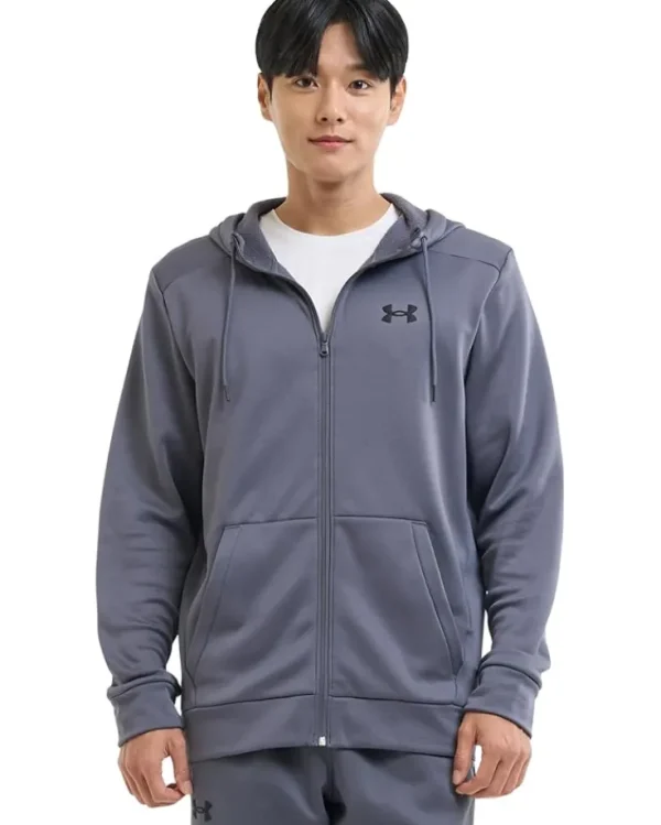 Under Armour Activewear | Hoodies & Sweatshirts<Armour Fleece Full Zip Hoodie Black/Black