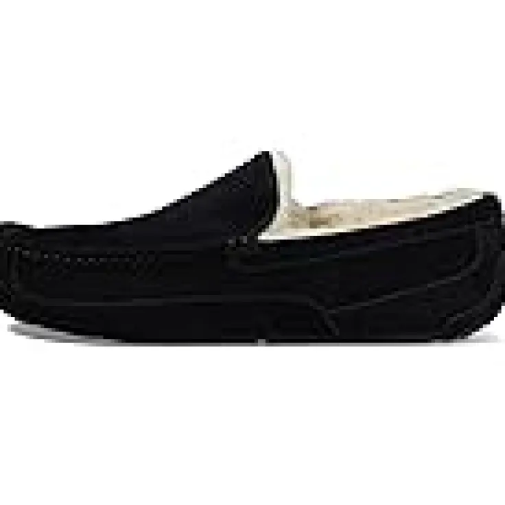ascot_0.webp UGG Slippers | Adaptive<Ascot Black Suede