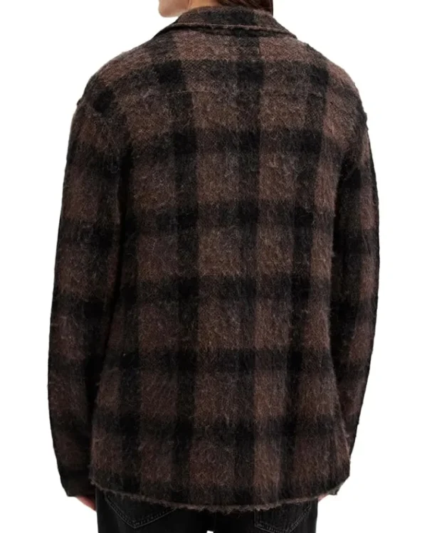 AllSaints Coats & Outerwear<Ash Cardigan Brown/Black