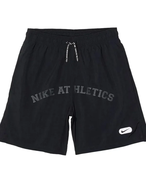 Nike Kids Shorts<Athletic Woven Shorts (Little Kids/Big Kids) Black/White