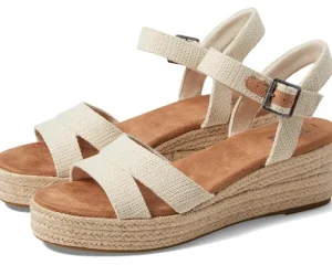 TOMS Comfort | Sandals<Audrey Natural Undyed Metallic Linen Stripe