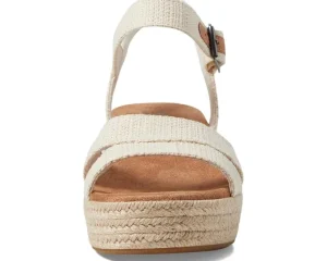 TOMS Comfort | Sandals<Audrey Natural Undyed Metallic Linen Stripe