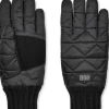 UGG Gloves<Aw Quilted Gloves Black