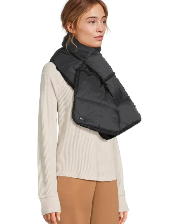 UGG Scarves<Aw fluff Rev Scarf Black