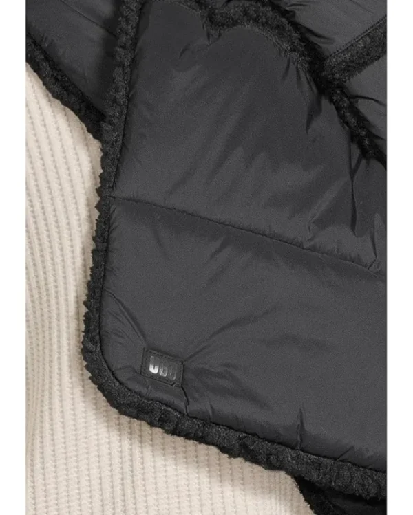 UGG Scarves<Aw fluff Rev Scarf Black