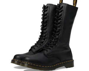 Dr. Martens Boots & Booties<1B99 14-Eye Zip Boot Black Virginia