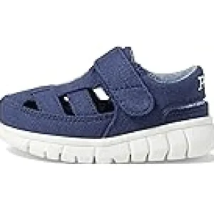 Polo Ralph Lauren Kids Sandals<Barnes Fisherman (Toddler) Navy Canvas/Paperwhite Pony Player