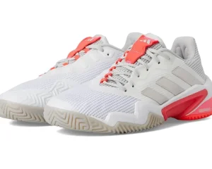 adidas Sneakers & Athletic<Barricade 13 White/Iron Metallic/Lucid Red