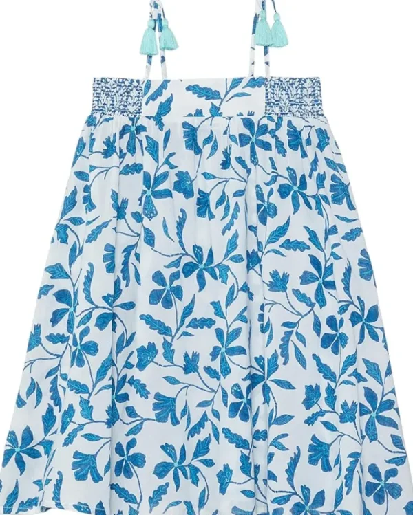 Hatley Kids Dresses<Batik Flowers Full Dress (Toddler/Little Kid/Big Kid) White