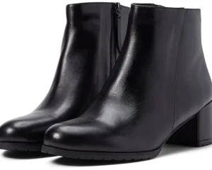 Naturalizer Boots & Booties | Adaptive<Bay Weatherproof Bootie Black Waterproof Leather
