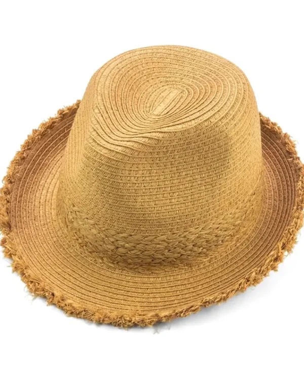 Appaman Kids Hats<Beach Vibes Fedora (Little Kid) Tobacco
