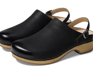 Dansko Mules<Berry Black Burnished Nubuck