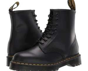 Dr. Martens Boots & Booties<1460 Bex Smooth Leather Lace Up Boots Black Smooth