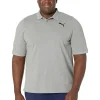 PUMA Big & Tall | Shirts & Tops<Big & Tall Essential Pique Polo Medium Gray Heather 1