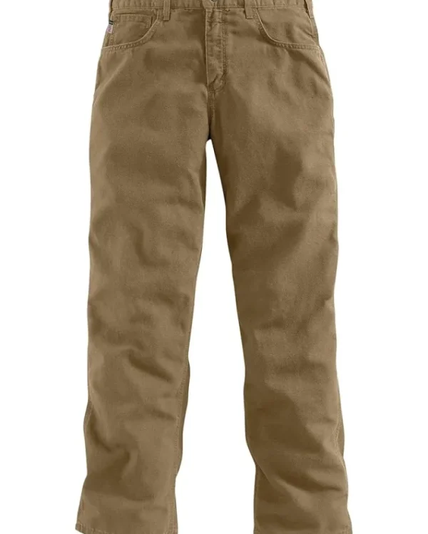 Carhartt Work & Duty Apparel | Big & Tall<Big & Tall Flame-Resistant Canvas Pants Dark Navy