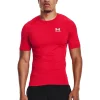 Under Armour Activewear | Shirts & Tops<Big & Tall HeatGear Armour Comp Short Sleeve Carbon Heather/Black