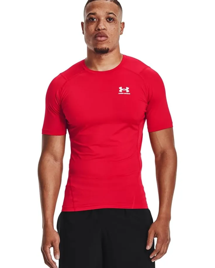 big_amp_tall_heatgear_arm_0-2.webp Under Armour Activewear | Shirts & Tops<Big & Tall HeatGear Armour Comp Short Sleeve Carbon Heather/Black