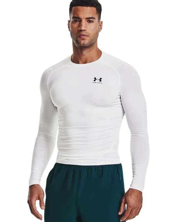 Under Armour Shirts & Tops | Activewear<Big & Tall Heatgear Armour Comp Long Sleeve Black/White