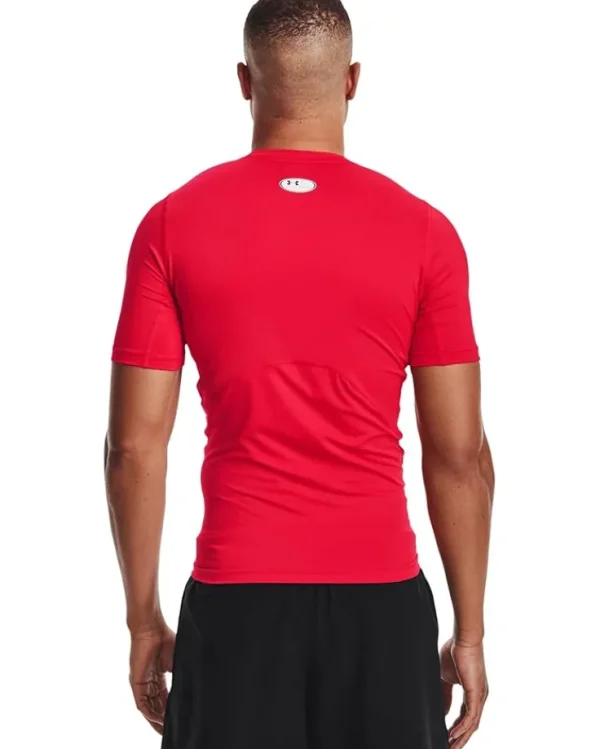 Under Armour Activewear | Shirts & Tops<Big & Tall HeatGear Armour Comp Short Sleeve Carbon Heather/Black