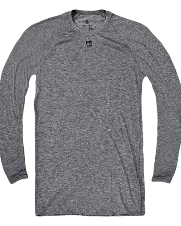 Tyndale FRC Adaptive<Big & Tall Layer 1 Long Sleeve T-Shirt Gray