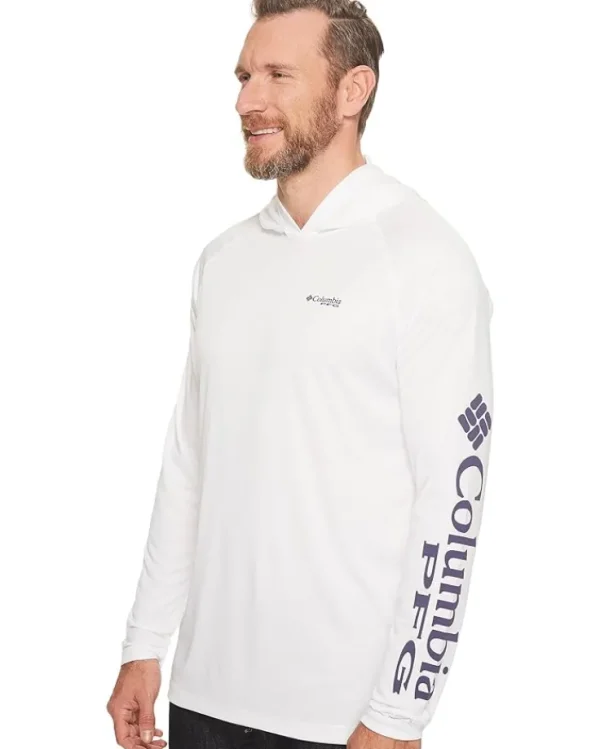 Columbia Big & Tall<Big & Tall Terminal Tackle Hoodie Collegiate Navy/Sunset Red Logo