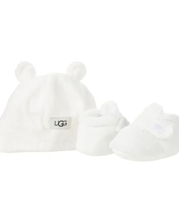 UGG Kids Hats<Bixbee and Beanie (Infant/Toddler) Blanc De Blanc