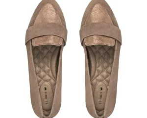 Birdies Flats<Blackbird Suede Flat Oak Shimmer