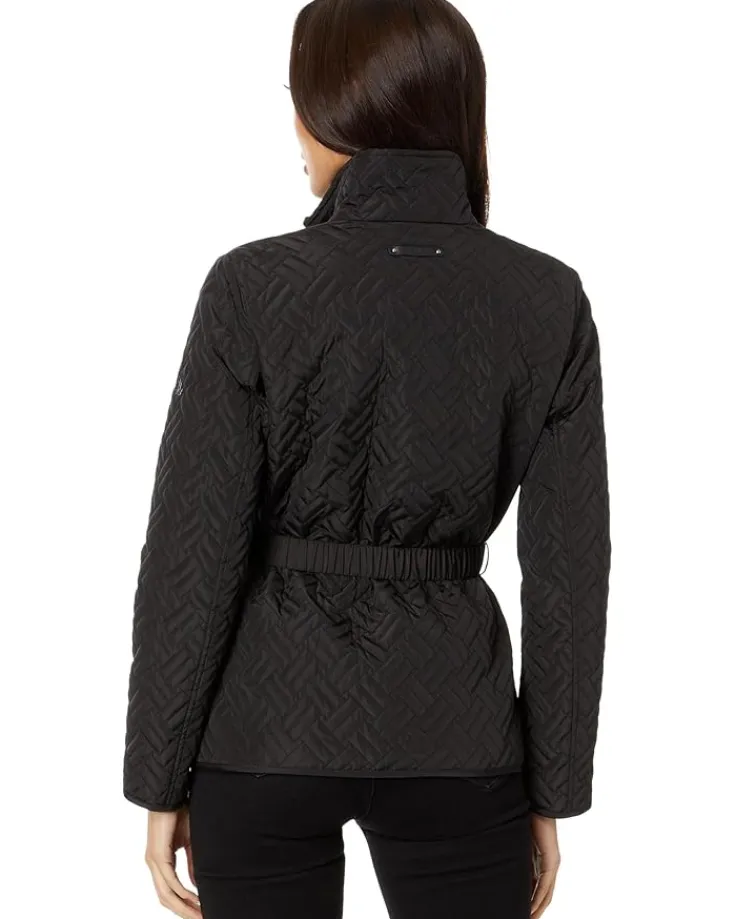 blanket_quilt_belted_meta_1.webp Lauren Ralph Lauren Coats & Outerwear<Blanket Quilt Belted Metal Buckle Black