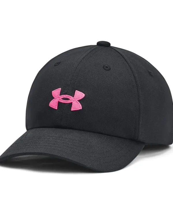 Under Armour Hats<Blitzing Hat Adjustable (Little Kids/Big Kids) Black/Rebel Pink